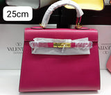 H Sellier Bag in Epsom Leather With Gold Hardware 25cm - Saadstore