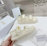 𝐂.𝐃 Dioract Lambskin Sandals - Saadstore