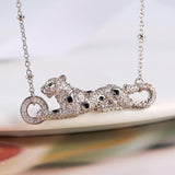 Panther Necklace & Earrings By Cartier - Saadstore