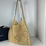 𝐒𝐍𝐓 𝐋𝐀𝐑𝐍𝐓 Woven Beach Bag - Saadstore
