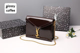 YSL Patent Leather Clutch Bag - Saadstore