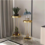 Iron Art Flower Pot Stand Decoration Display - Saadstore