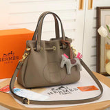 H Leather Bag 28cm - Saadstore
