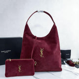 Bucket Bag In Suede Leather With Pouch By YSL - Saadstore