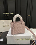 CD Lady Dior Bag In Matte Leather - Saadstore