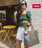 𝐆 Coated Canvas Tote bag - Saadstore