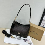 Laurel Small Shoulder Bag In Canvas 17cm - Saadstore