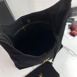 Bucket Bag In Suede Leather With Pouch By YSL - Saadstore