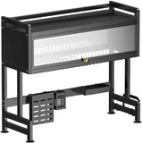 Dish Drainer Rack over Sink,Over the Sink Dish Drying Rack Adjustable，for Quick and Efficient Drying (81*83*28) - Saadstore