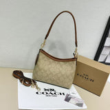 Laurel Small Shoulder Bag In Canvas 17cm - Saadstore