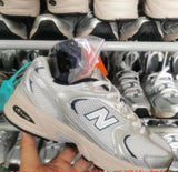 New Balance Ivory Mesh Low - top Running Sneakers - Saadstore