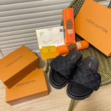 LV Pool Pillow Comfort LOVU Slides - Saadstore