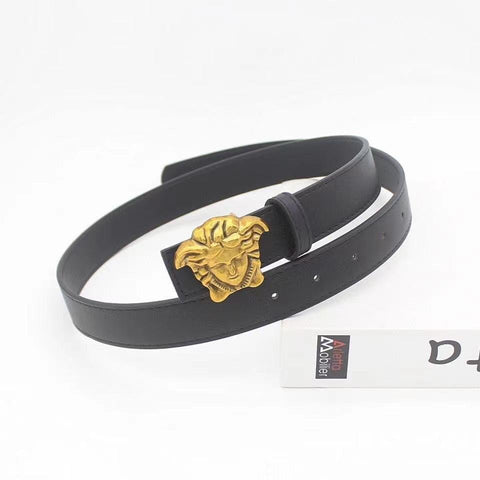 Medusa Classic Leather Belt By Versace - Saadstore