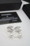 CH - CC Pearl Drop Earrings - Saadstore