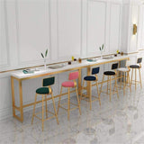 Luxury Golden Bar High Chair Stool - Saadstore