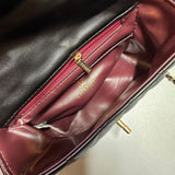 CH Top Handle Lambskin Leather Flap Bag - Saadstore