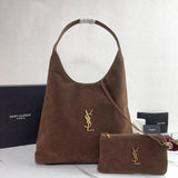 Bucket Bag In Suede Leather With Pouch By YSL - Saadstore