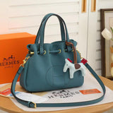 H Leather Bag 28cm - Saadstore