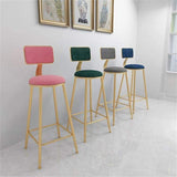 Luxury Golden Bar High Chair Stool - Saadstore