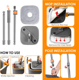 360° Bucket Spin Mop Set - Saadstore