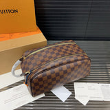 Damier Canvas Toiletry Pouch 26cm - Saadstore