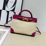 Bottega Veneta Andiamo Tote Bag In Rafiia & Leather - Saadstore