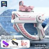 : Water Gun Toy for Kids NIBEMINENT Electric Automatic High Pressure Strong Toys Water Gun, Cool Appearance Large Capacity Fast Firing Speed Long Range(2 COLORS) - Saadstore