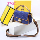 FNDI Jacquard Baguette Bag - Saadstore