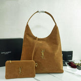 Bucket Bag In Suede Leather With Pouch By YSL - Saadstore