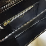 CD Dioramour Top Handle Shiny Leather Bag 24cm - Saadstore