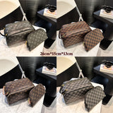 Damier Canvas Toiletry Pouch 26cm - Saadstore