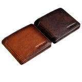 Men's RFID Genuine Leather Durable Vintage Wallet - Saadstore