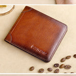 Men's RFID Genuine Leather Durable Vintage Wallet - Saadstore