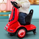 Children's rotating electric motorcycle - Saadstore