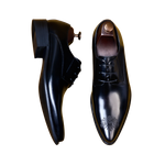 Italian Genuine Leather Formal Dress Man Derby Shoes - Saadstore
