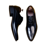 Italian Genuine Leather Formal Dress Man Derby Shoes - Saadstore