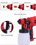 Spray Gun High Power Electric Paint Sprayer Power Tool Airbrush - Saadstore