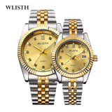 High-end couple gold watch