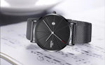 OMEGA Ultra-thin mesh belt quartz watch - Saadstore