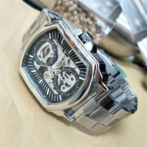 Hollow Square Automatic Mechanical Watch