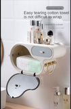Wall Mount Toilet Roll Paper  Organizer - Saadstore