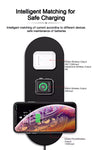 Wireless Trio Charger for I phone 12 13, Watch & Earphone - Saadstore
