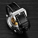 MCE Leather Band Automatic Watch - Saadstore