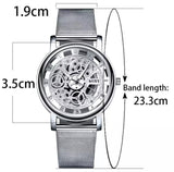 Watch men's Fashion Business Skeleton Watch - Saadstore