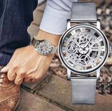 Watch men's Fashion Business Skeleton Watch - Saadstore