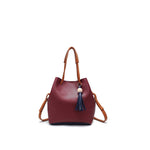 2Pcs Groovy Colorblock Soft Casual Bag - Saadstore