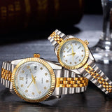 High-end couple gold watch - Saadstore