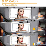 Car Visor Vanity Mirror with Led Lights - Saadstore