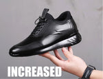 Men's sneaker in black leather - Saadstore