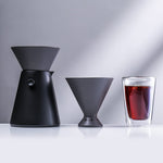 WOODPECKER Ceramics Coffee Pot & Filter Cup - Saadstore
